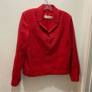 YOUNG PENDLETON VINTAGE WOOL BUTTON BLAZER JACKET